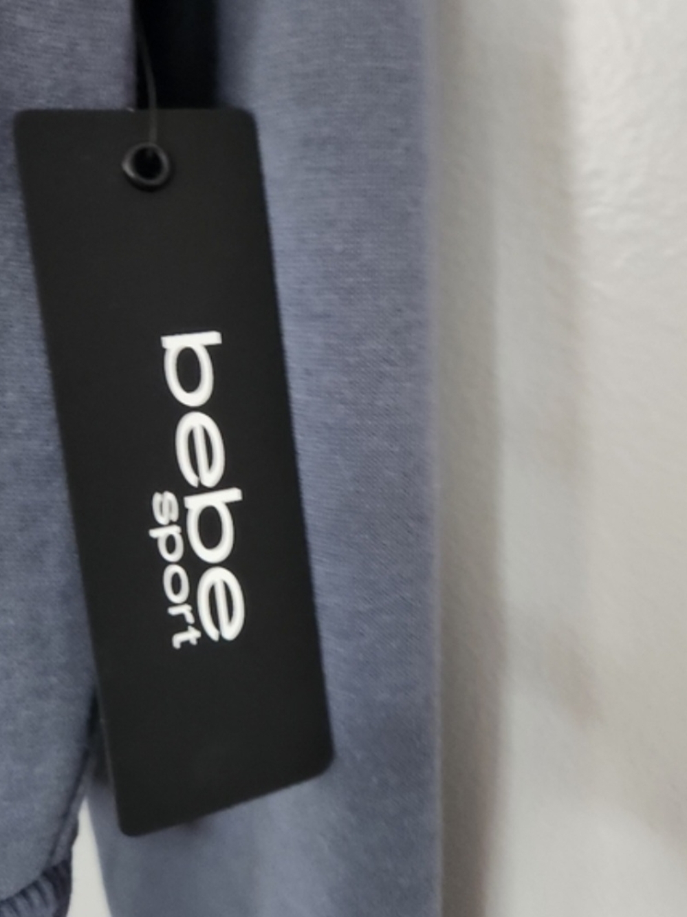 bebe Navy Hooded Pullover with Studded Logo - Picture 6 of 10